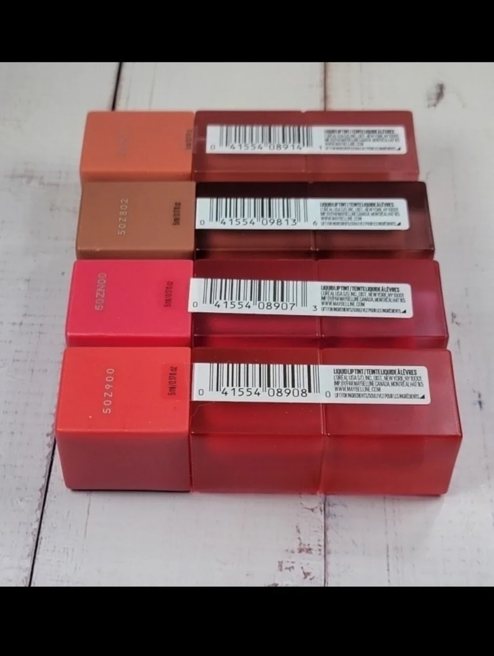 Maybelline Super Stay Teddy Tint Long Lasting Matte Lip Tint Bundle NEW!